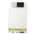Letter Size Clipboard w/ Storage Box & Solar Battery Calculator Clip